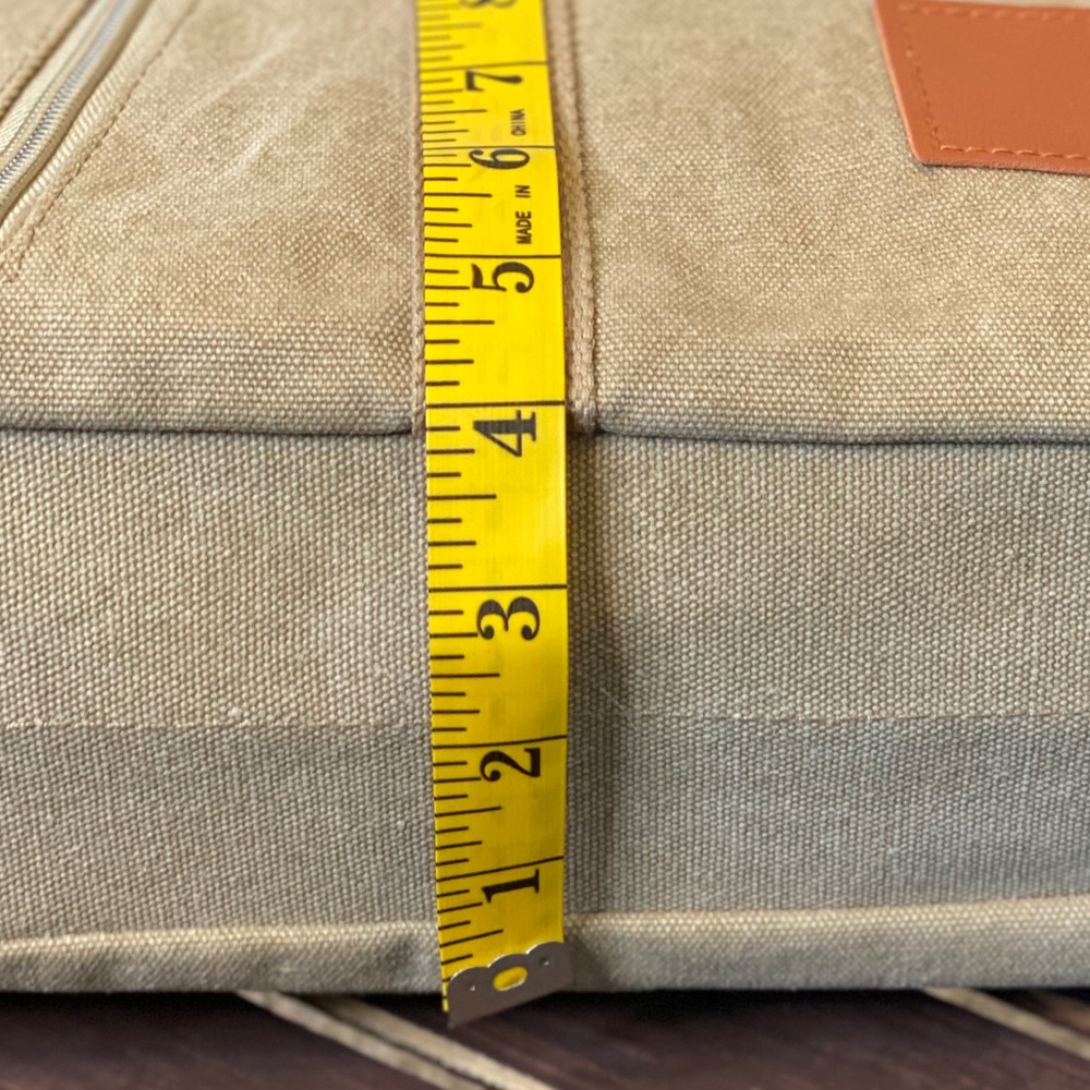 New!  Durable Square Canvas Buckle Backpack - Picture 12 of 15